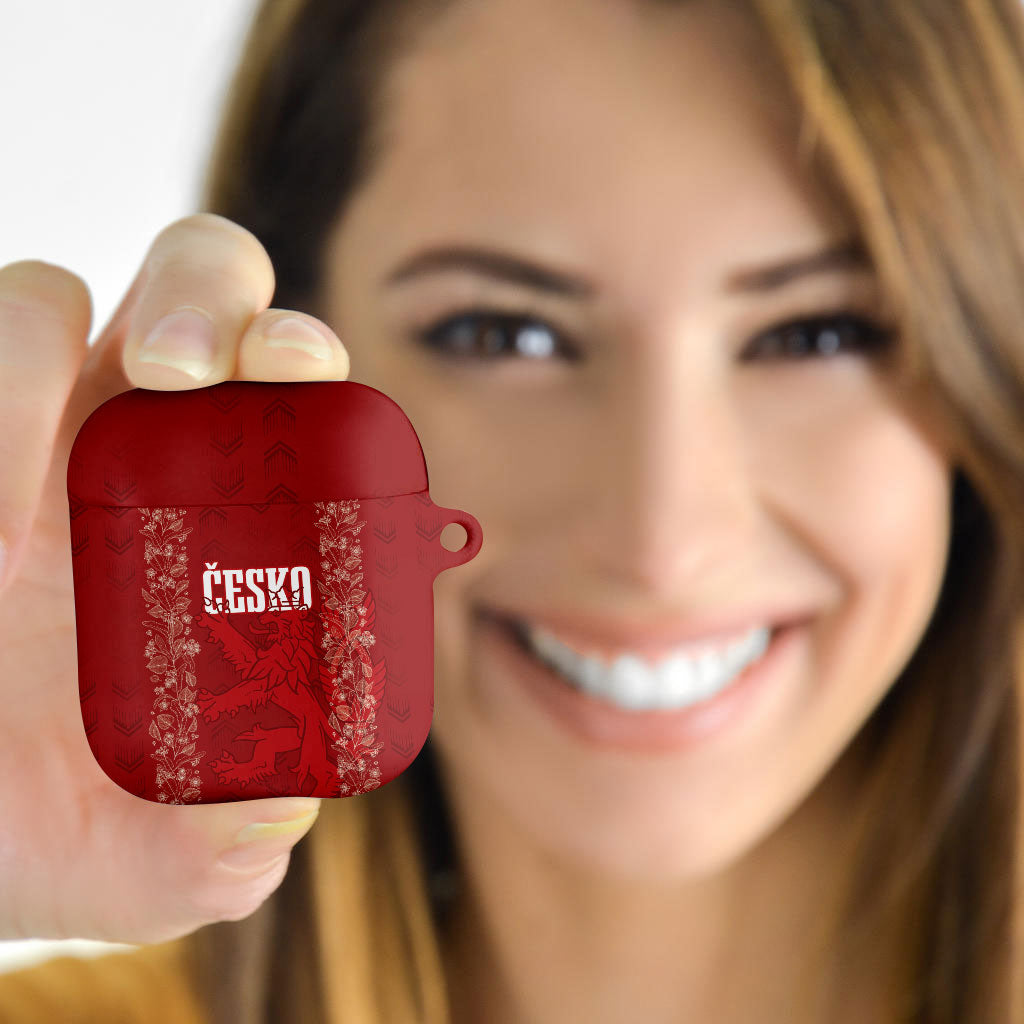 Czechia WC2026 Football AirPods Case Cesko Lions