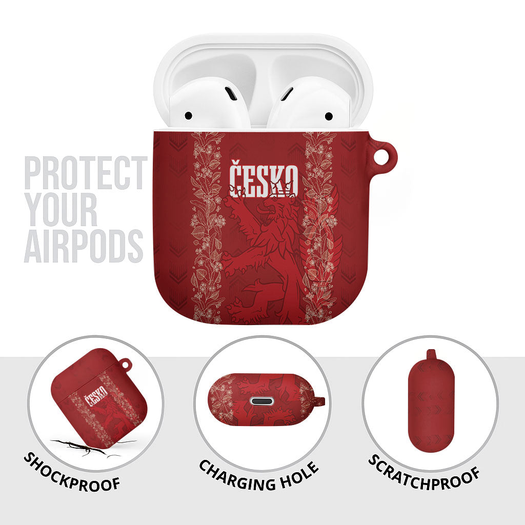 Czechia WC2026 Football AirPods Case Cesko Lions