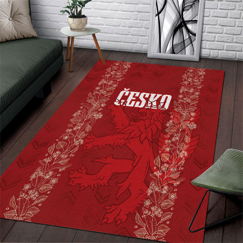 Czechia WC2026 Football Area Rug Cesko Lions