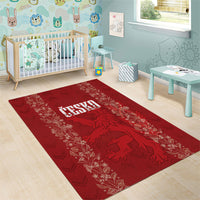 Czechia WC2026 Football Area Rug Cesko Lions