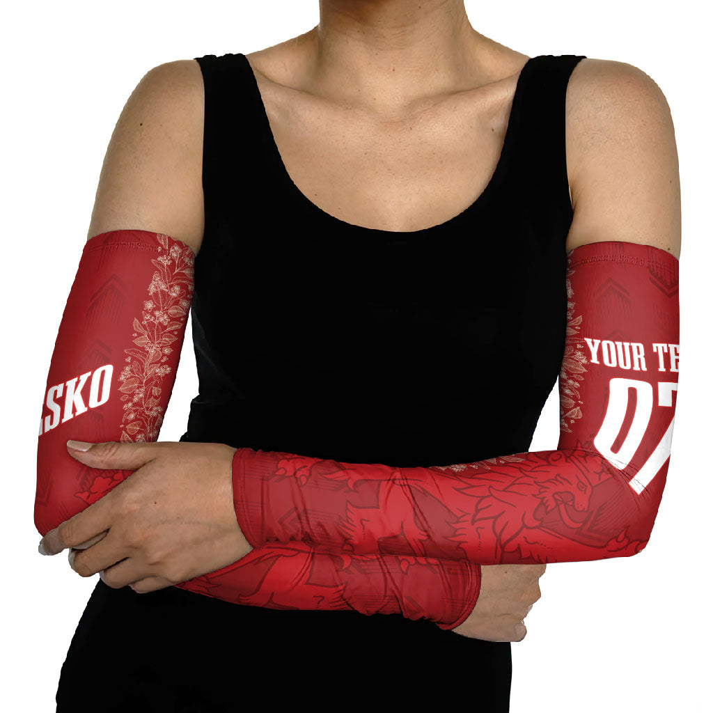 Czechia WC2026 Football Custom Arm Sleeves Cesko Lions