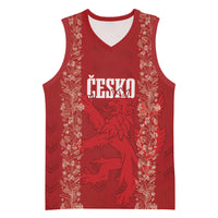Czechia WC2026 Football Custom Basketball Jersey Cesko Lions