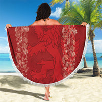 Czechia WC2026 Football Beach Blanket Cesko Lions