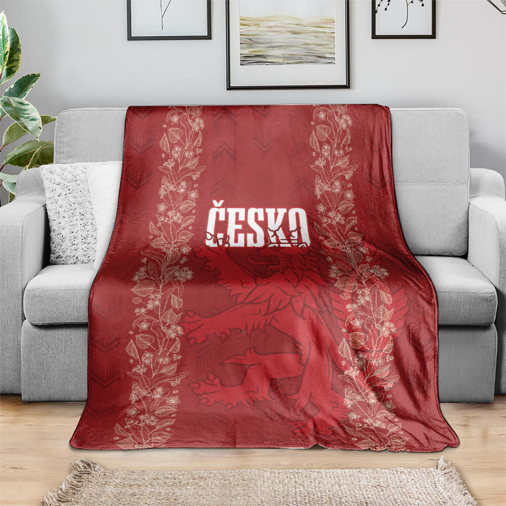 Czechia WC2026 Football Blanket Cesko Lions
