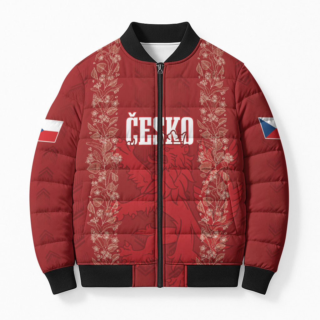 Czechia WC2026 Football Custom Bomber Puffer Jacket Cesko Lions