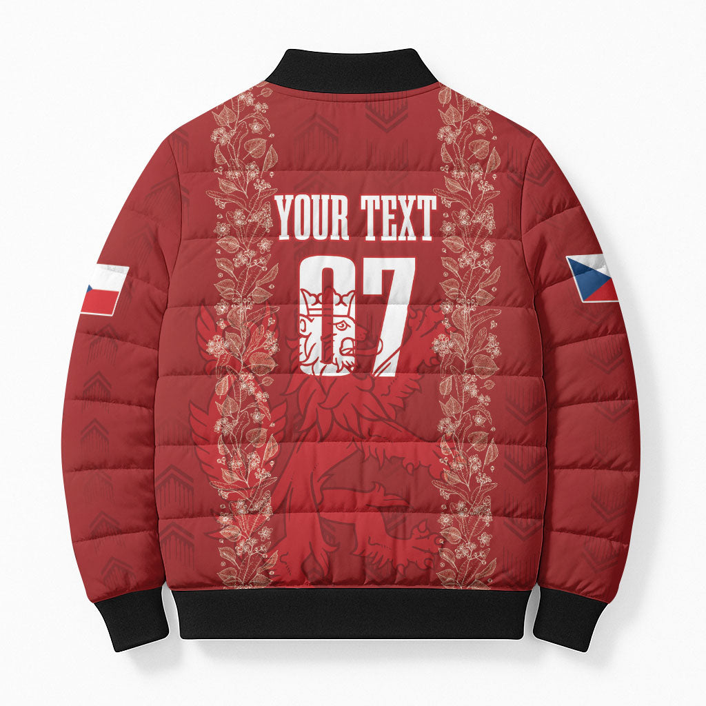 Czechia WC2026 Football Custom Bomber Puffer Jacket Cesko Lions