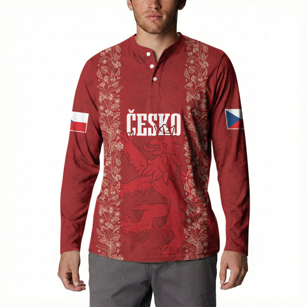 Czechia WC2026 Football Custom Button Sweatshirt Cesko Lions