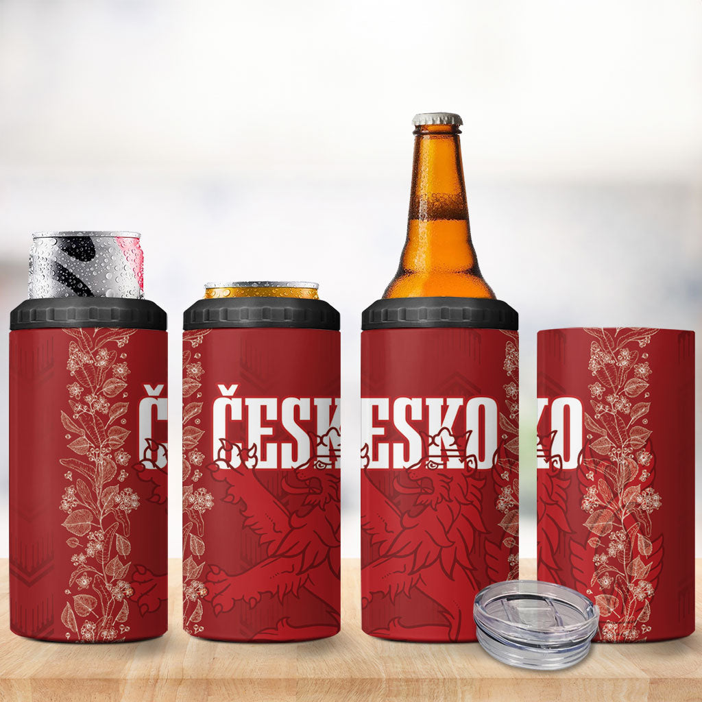 Czechia WC2026 Football 4 in 1 Can Cooler Tumbler Cesko Lions