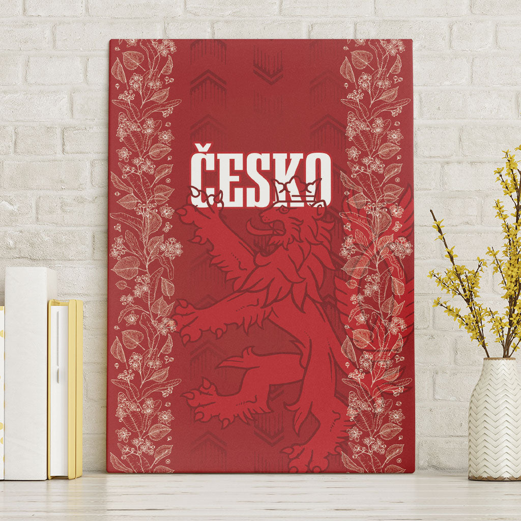 Czechia WC2026 Football Canvas Wall Art Cesko Lions