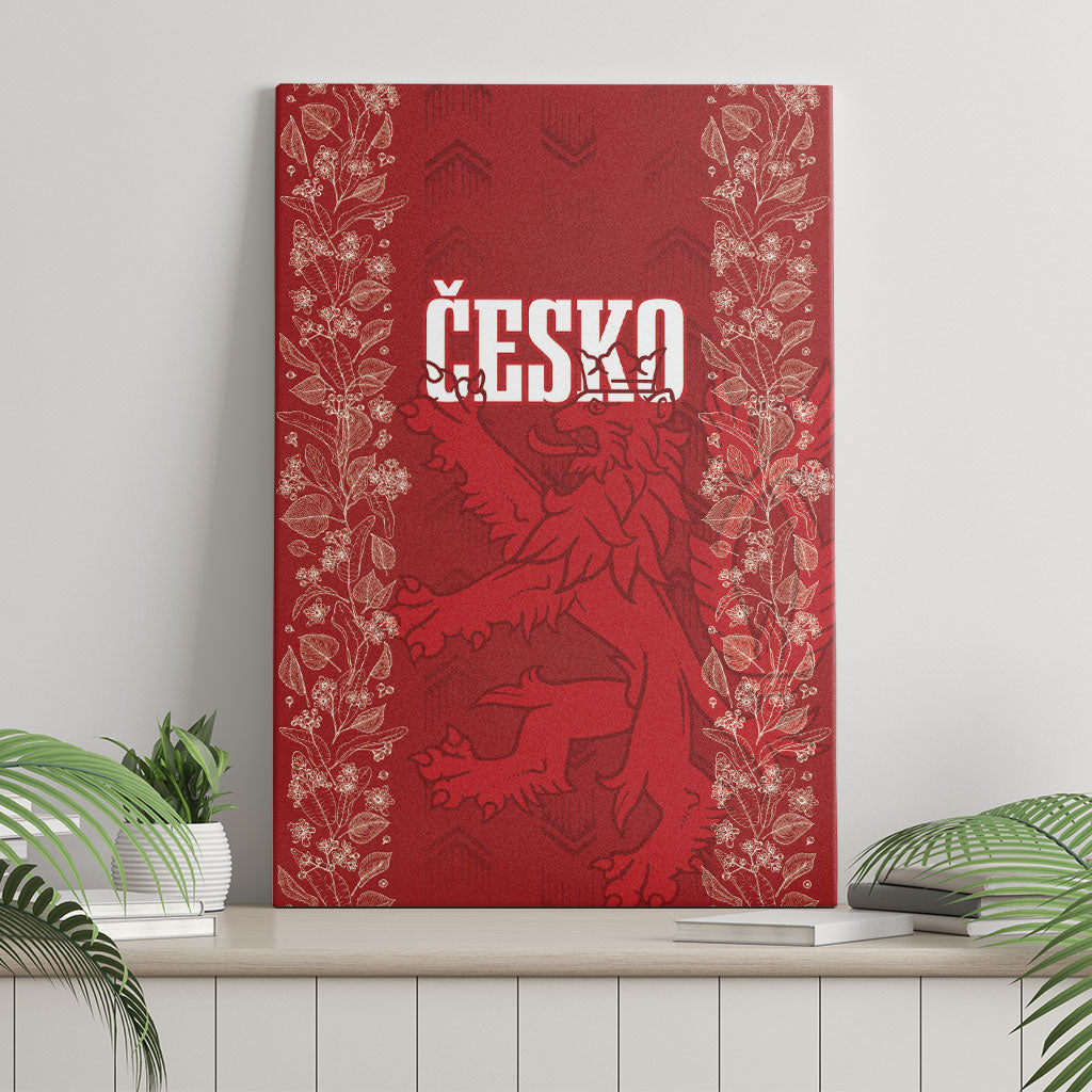 Czechia WC2026 Football Canvas Wall Art Cesko Lions