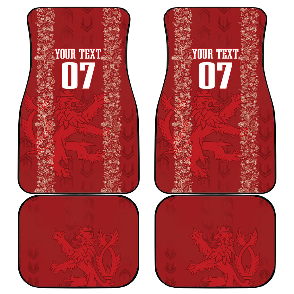 Czechia WC2026 Football Custom Car Mats Cesko Lions