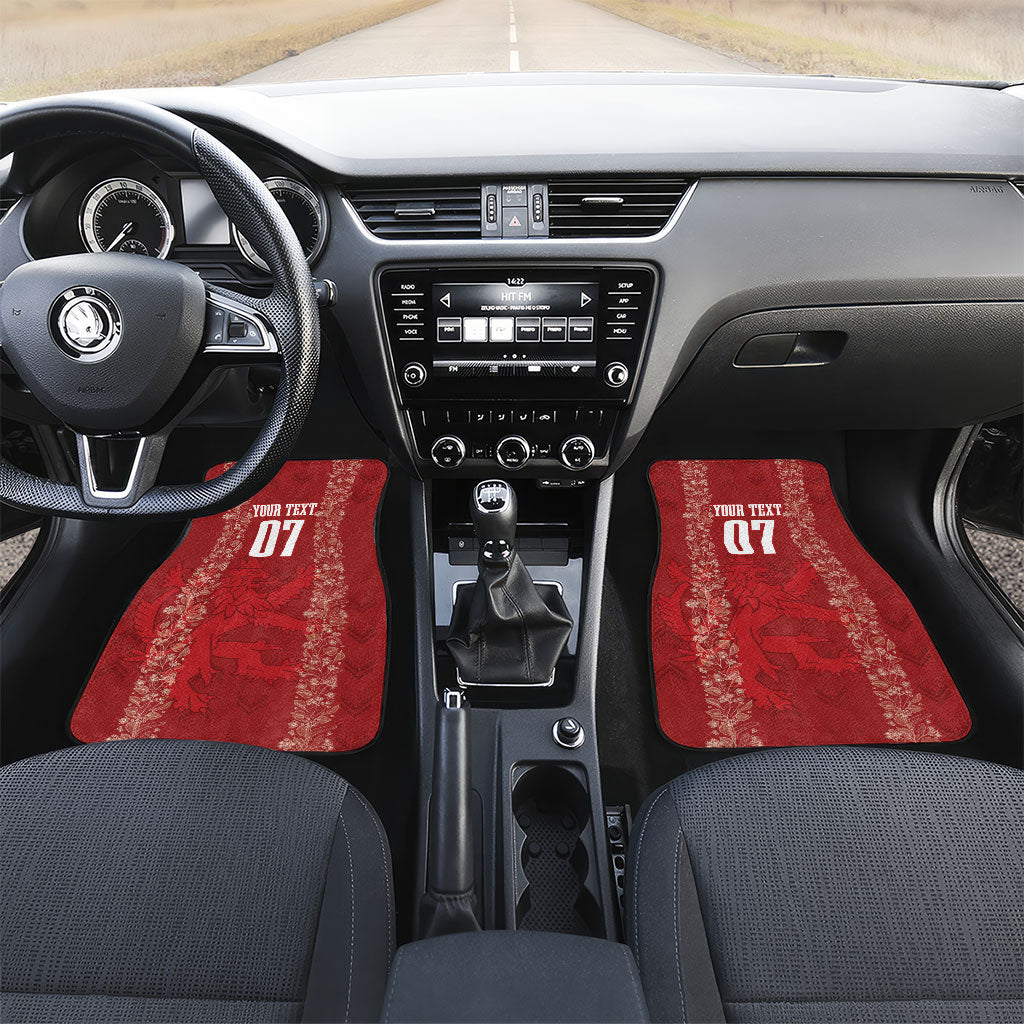 Czechia WC2026 Football Custom Car Mats Cesko Lions