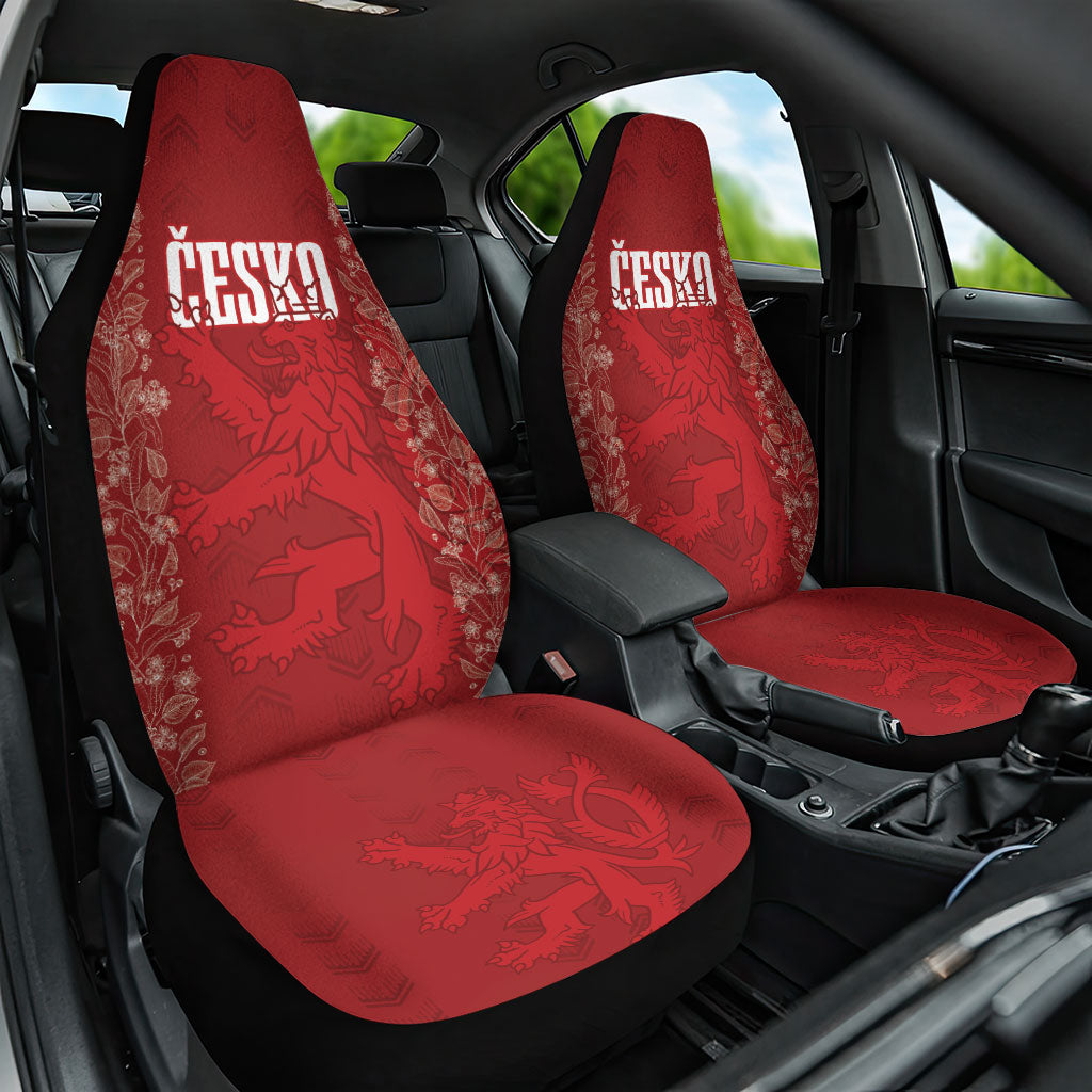Czechia WC2026 Football Car Seat Cover Cesko Lions