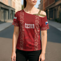 Czechia WC2026 Football Custom Cross Shoulder Shirt Cesko Lions
