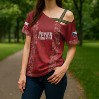 Czechia WC2026 Football Custom Cross Shoulder Shirt Cesko Lions