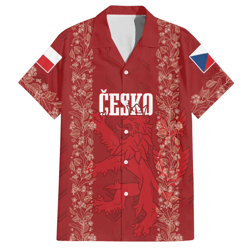Czechia WC2026 Football Custom Hawaiian Shirt Cesko Lions