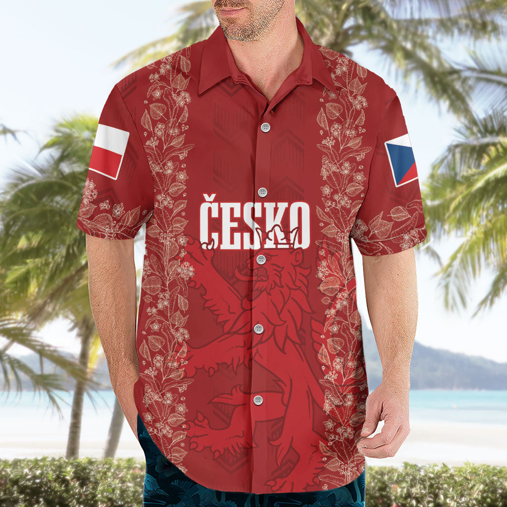 Czechia WC2026 Football Custom Hawaiian Shirt Cesko Lions