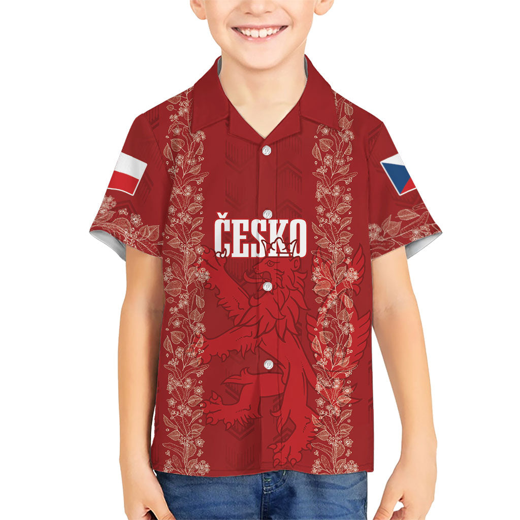 Czechia WC2026 Football Custom Hawaiian Shirt Cesko Lions