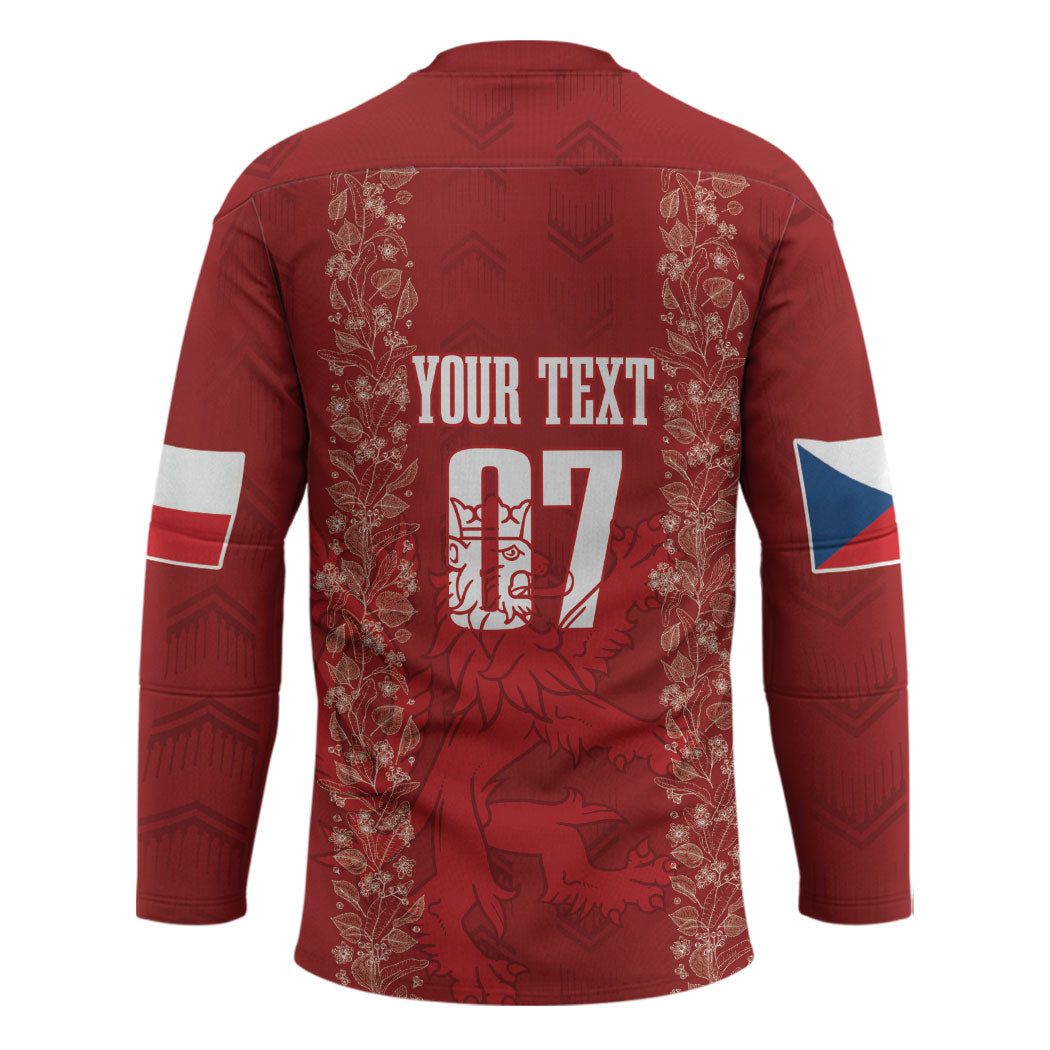 Czechia WC2026 Football Custom Hockey Jersey Cesko Lions