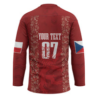 Czechia WC2026 Football Custom Hockey Jersey Cesko Lions