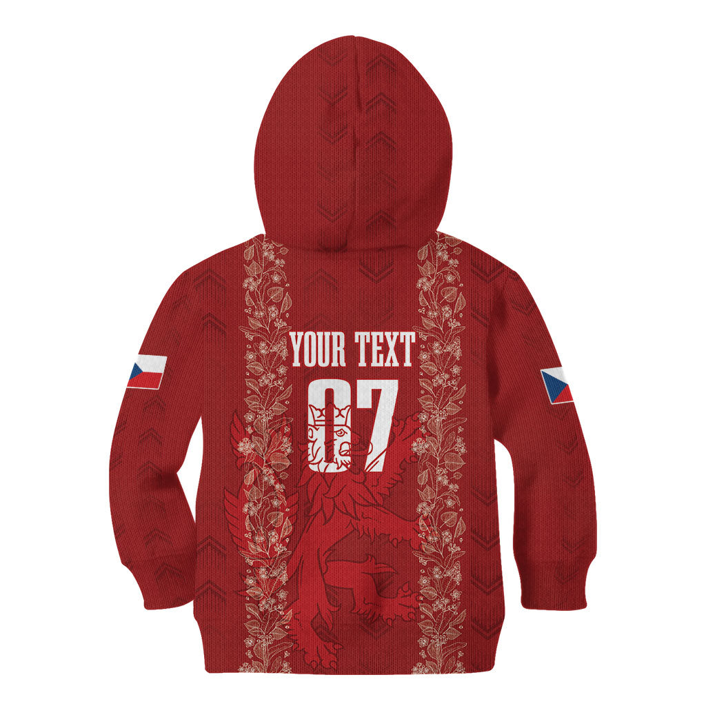 Czechia WC2026 Football Custom Kid Hoodie Cesko Lions