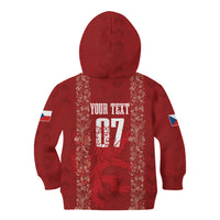 Czechia WC2026 Football Custom Kid Hoodie Cesko Lions
