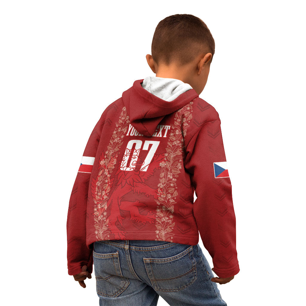 Czechia WC2026 Football Custom Kid Hoodie Cesko Lions
