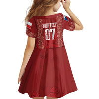 Czechia WC2026 Football Custom Kid Short Sleeve Dress Cesko Lions