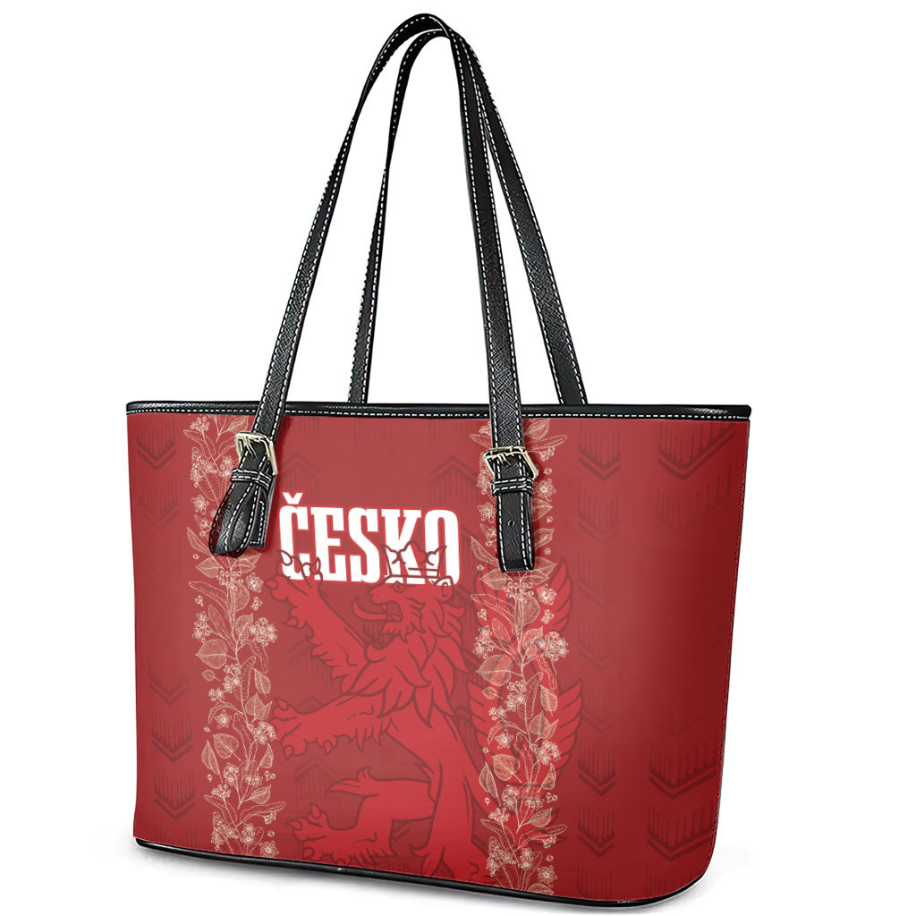 Czechia WC2026 Football Leather Tote Bag Cesko Lions