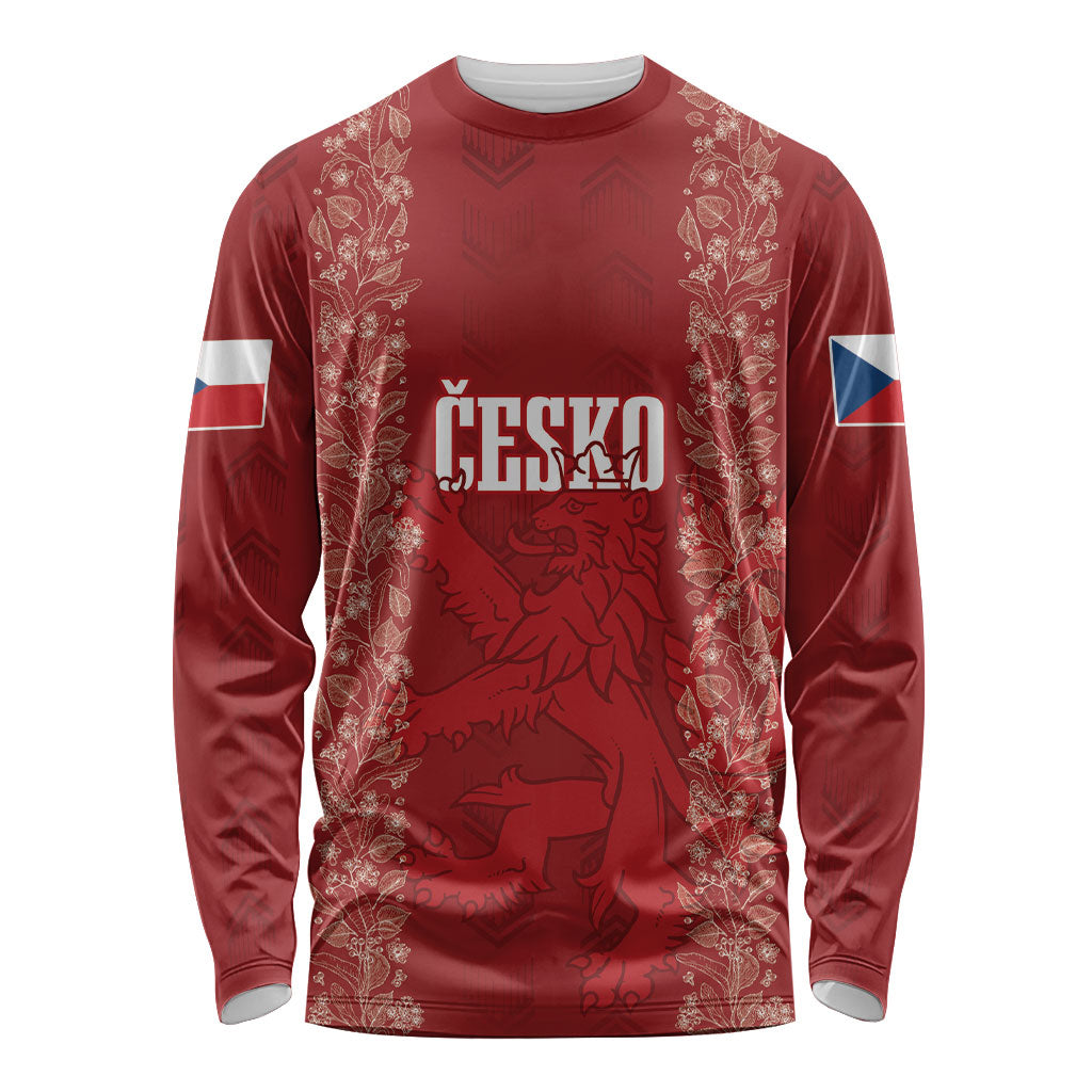 Czechia WC2026 Football Custom Long Sleeve Shirt Cesko Lions