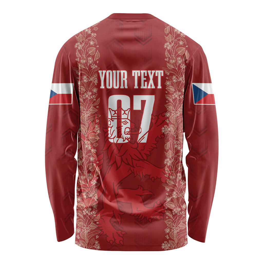 Czechia WC2026 Football Custom Long Sleeve Shirt Cesko Lions