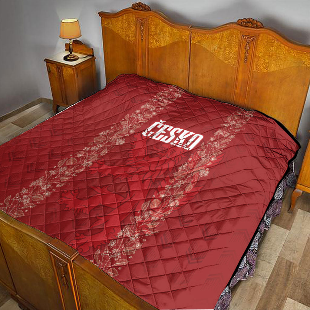 Czechia WC2026 Football Quilt Cesko Lions