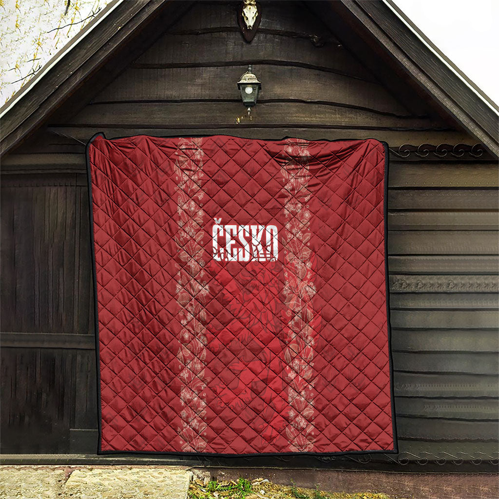 Czechia WC2026 Football Quilt Cesko Lions