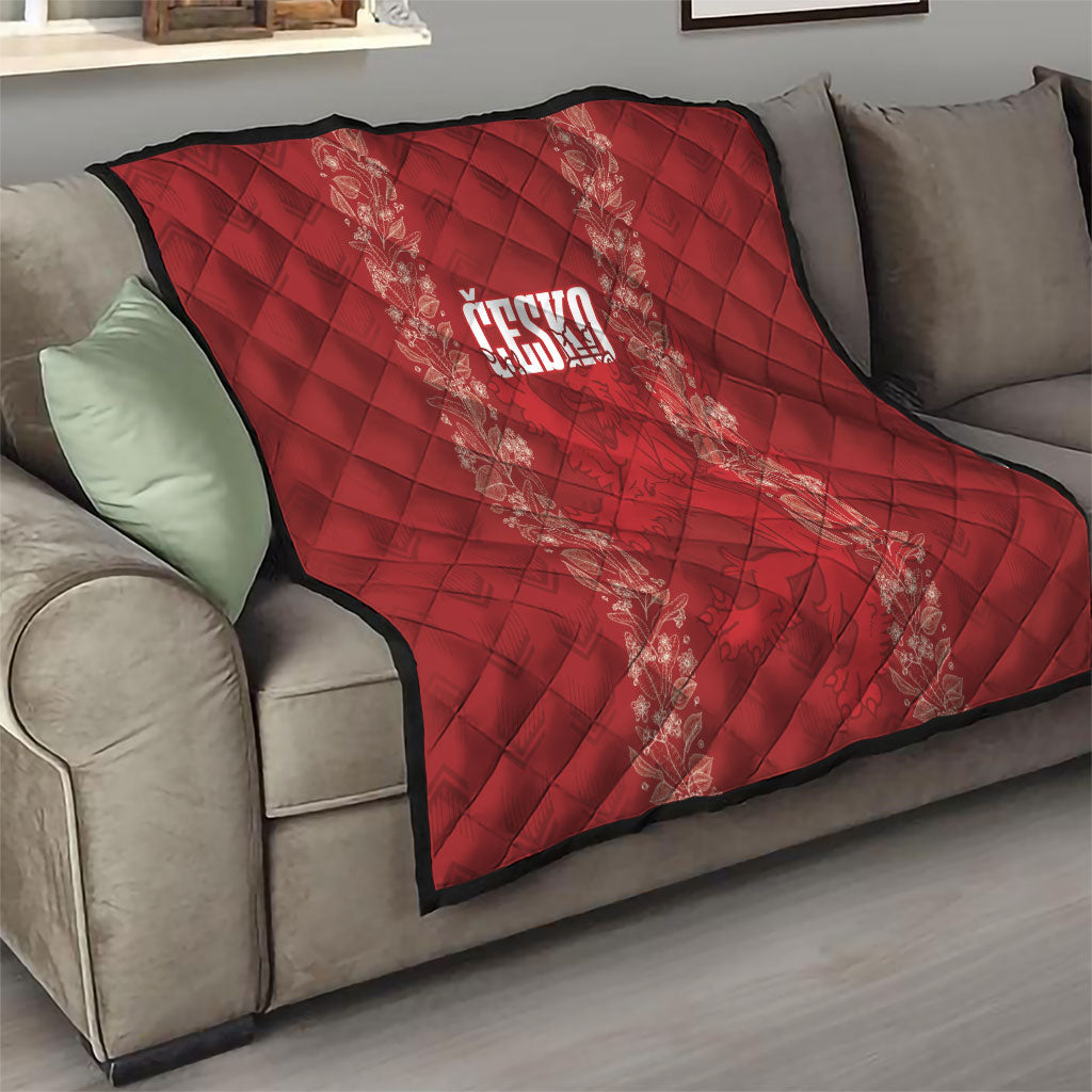Czechia WC2026 Football Quilt Cesko Lions