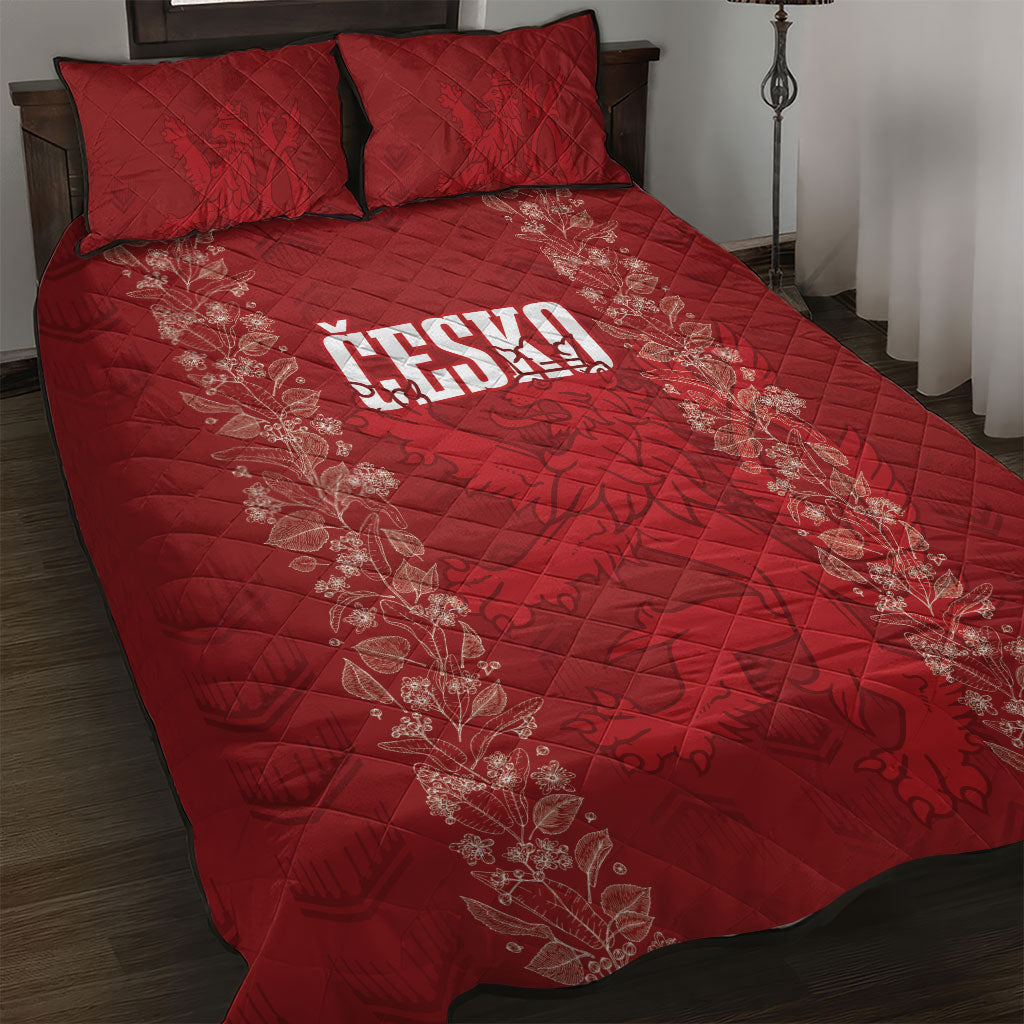 Czechia WC2026 Football Quilt Bed Set Cesko Lions