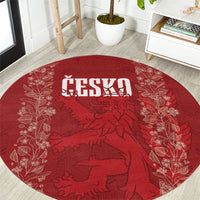 Czechia WC2026 Football Round Carpet Cesko Lions