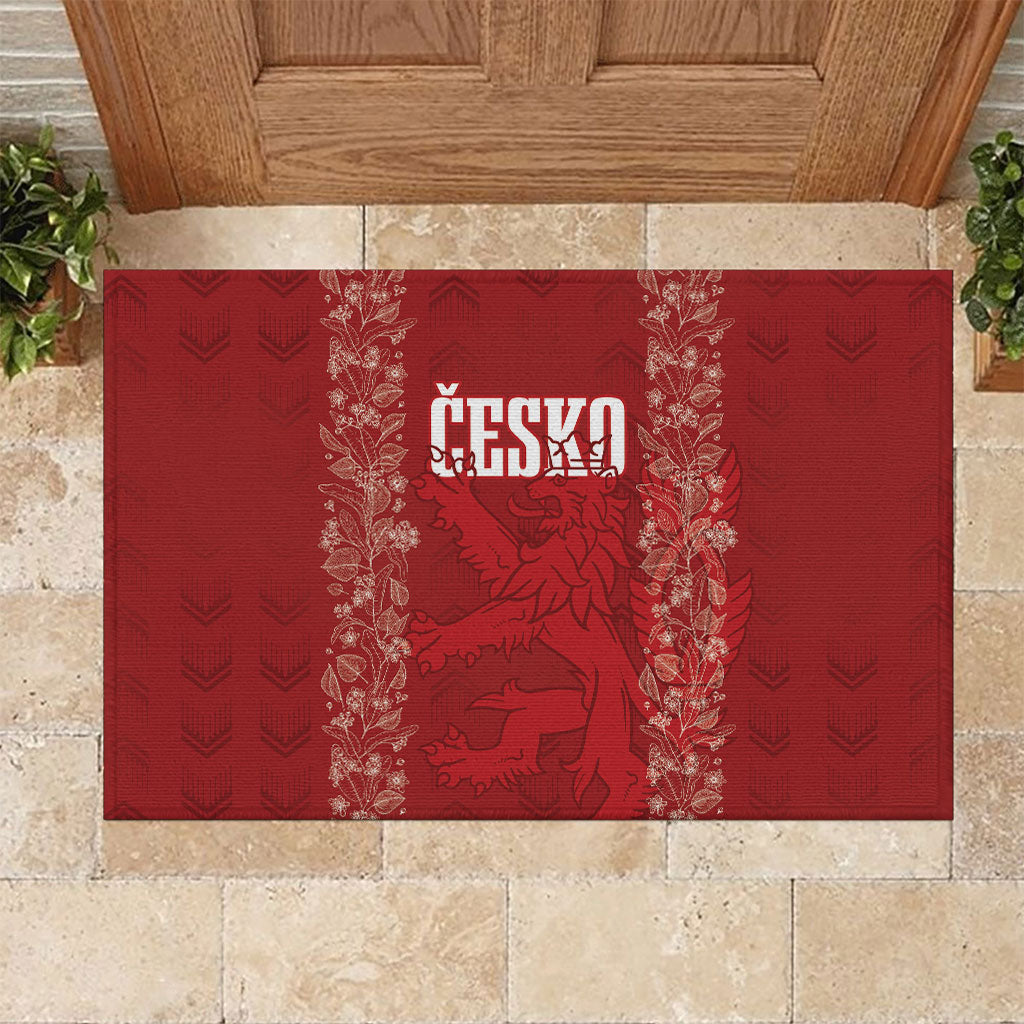 Czechia WC2026 Football Rubber Doormat Cesko Lions