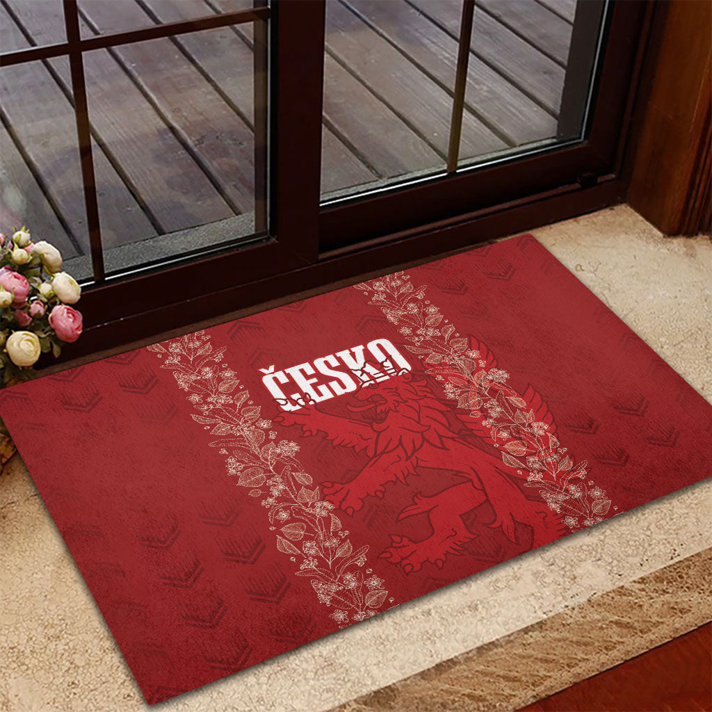 Czechia WC2026 Football Rubber Doormat Cesko Lions