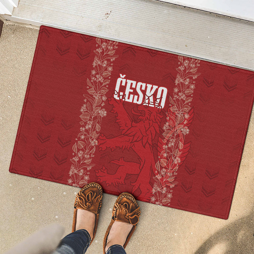Czechia WC2026 Football Rubber Doormat Cesko Lions