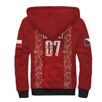Czechia WC2026 Football Custom Sherpa Hoodie Cesko Lions