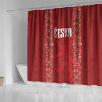 Czechia WC2026 Football Shower Curtain Cesko Lions