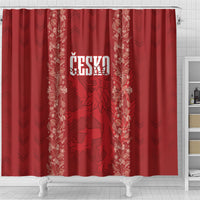 Czechia WC2026 Football Shower Curtain Cesko Lions