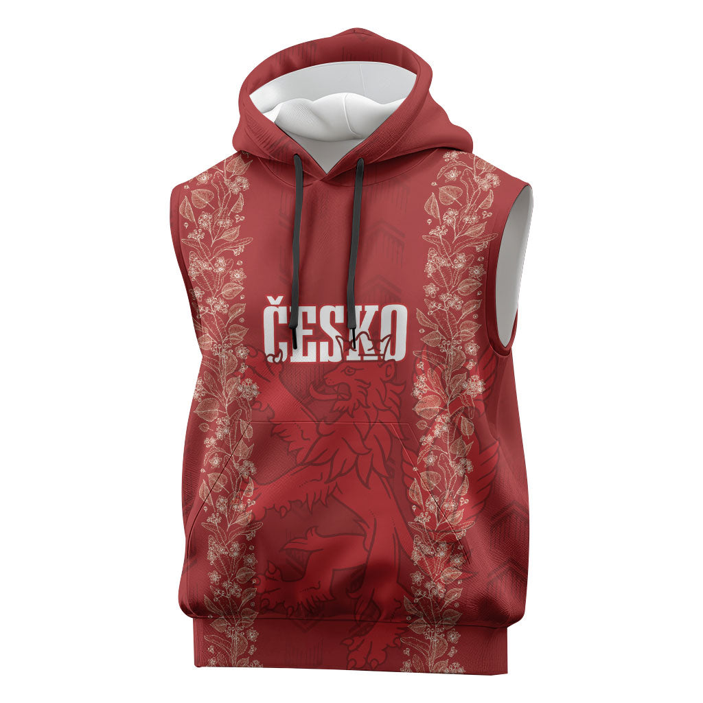 Czechia WC2026 Football Custom Sleeveless Hoodie Cesko Lions