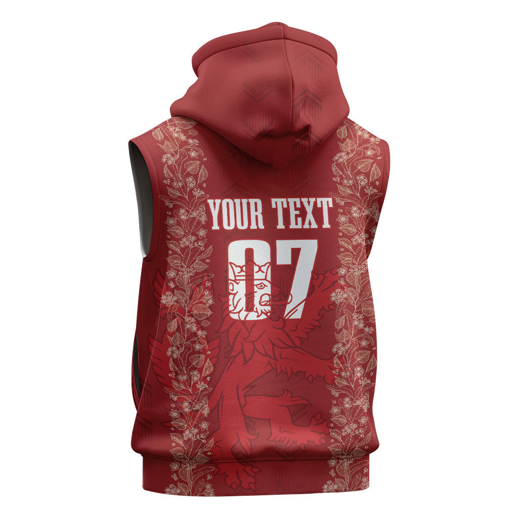 Czechia WC2026 Football Custom Sleeveless Hoodie Cesko Lions