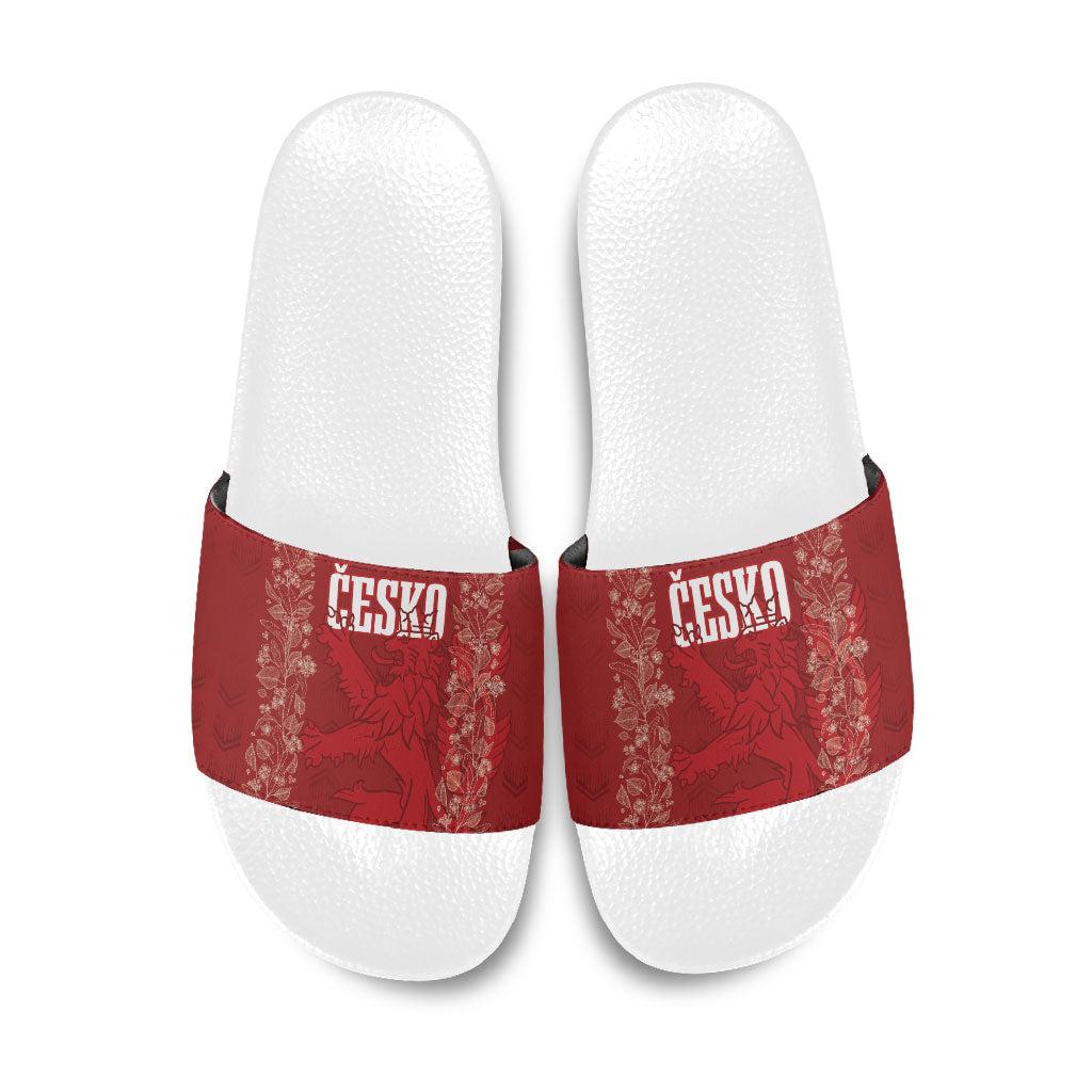 Czechia WC2026 Football Slide Sandals Cesko Lions