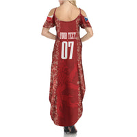 Czechia WC2026 Football Custom Summer Maxi Dress Cesko Lions