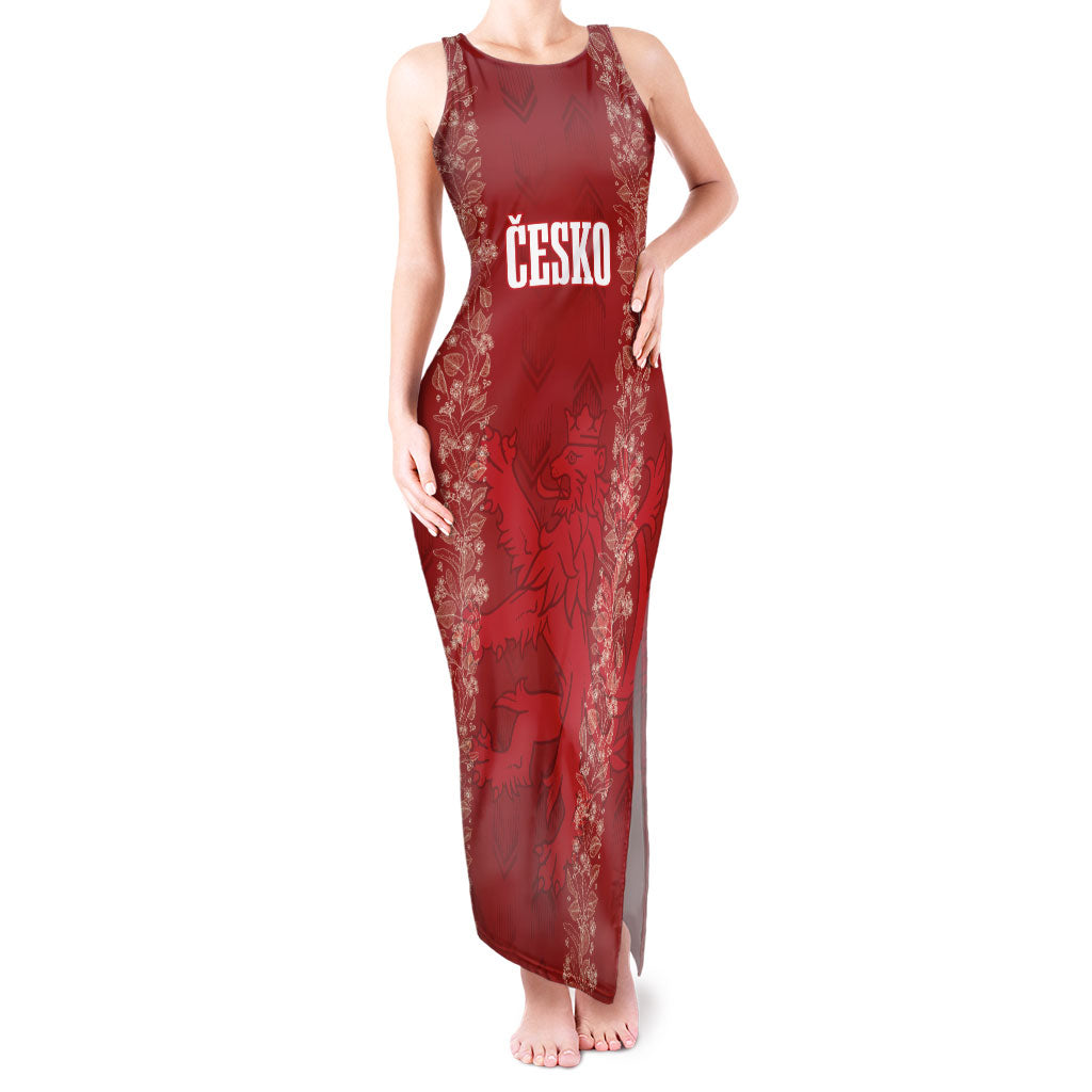 Czechia WC2026 Football Custom Tank Maxi Dress Cesko Lions