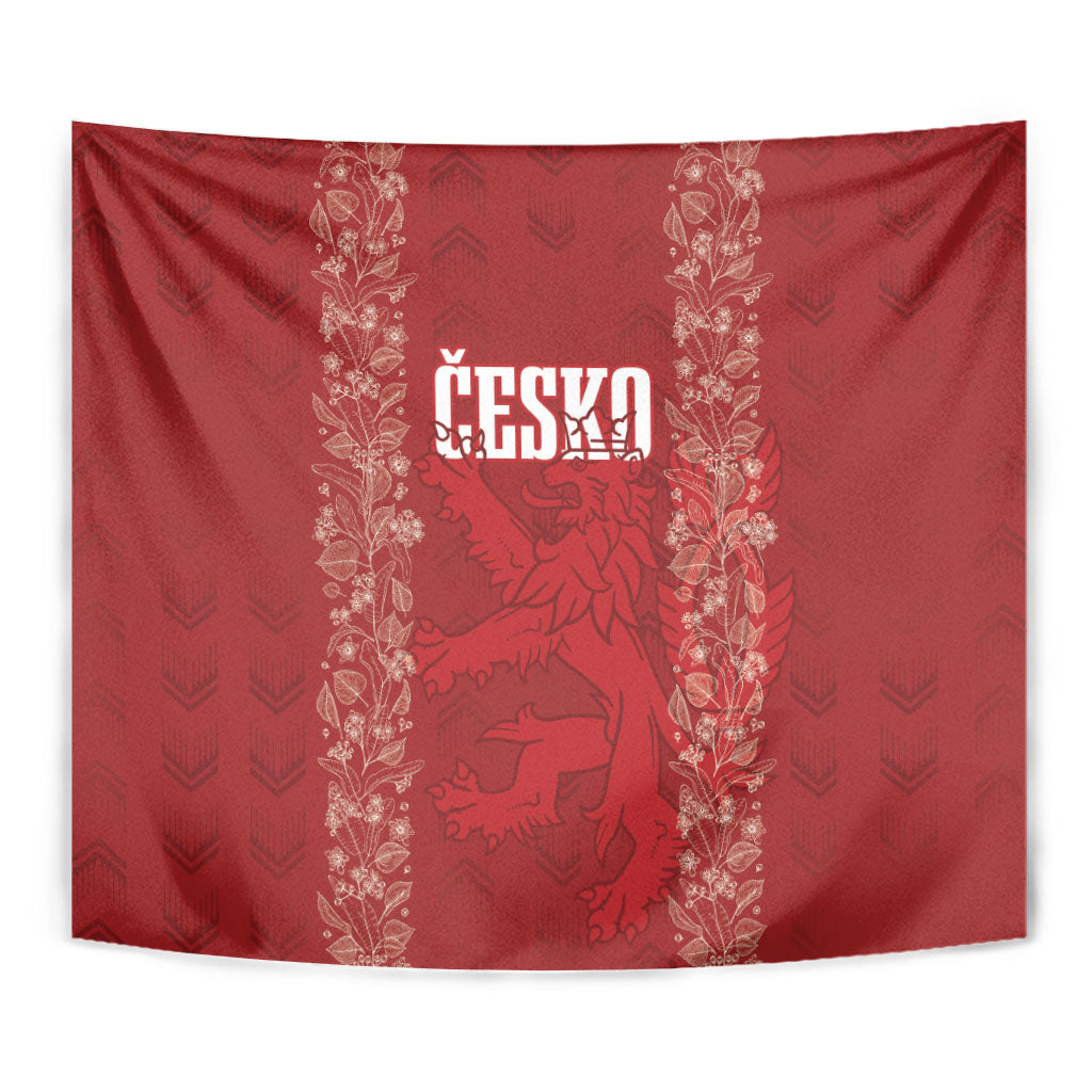 Czechia WC2026 Football Tapestry Cesko Lions