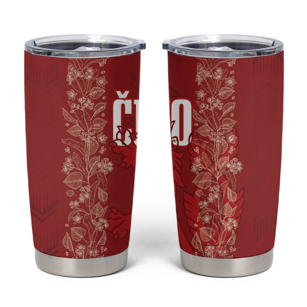 Czechia WC2026 Football Tumbler Cup Cesko Lions