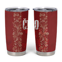 Czechia WC2026 Football Tumbler Cup Cesko Lions